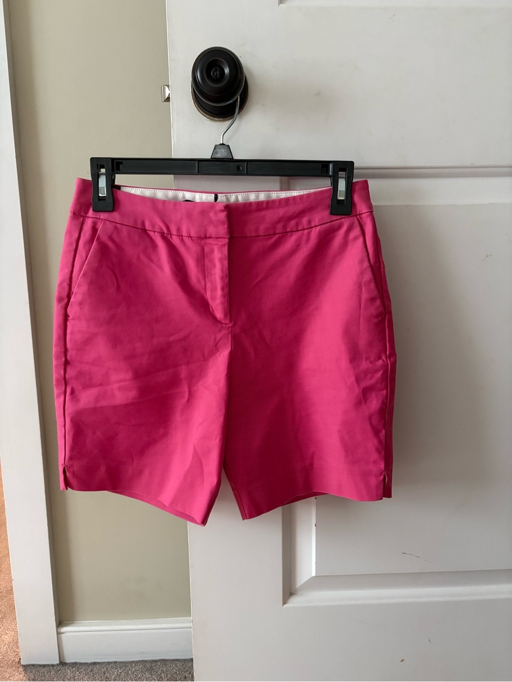 Boden Bright Pink Tailored Bermuda Shorts